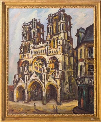 DUMONT Pierre, 1884-1936
CATHEDRALE DE LAON
huile...