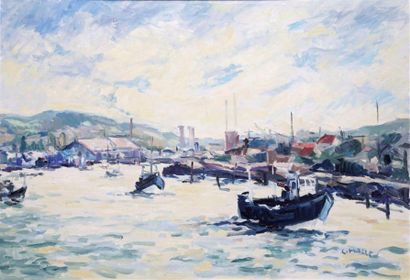 MALLE Charles, né en 1935
SORTIE DES CHALUTS,...
