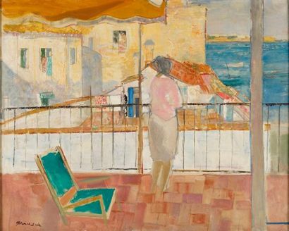 GRAU SALA ÉMILE, 1911-1975
SUR LA TERRASSE...