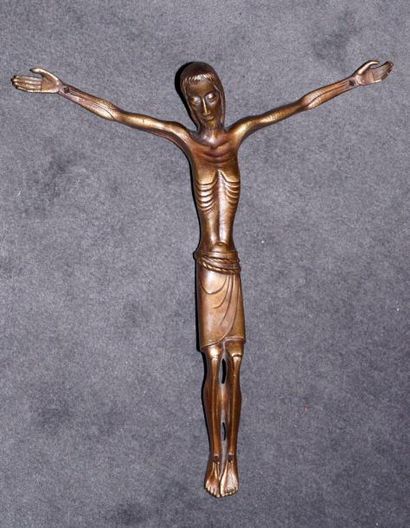 DUDEFFANT P. A., XXE SIECLE
CHRIST bronze...