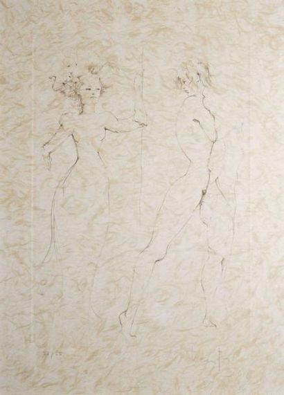 FINI Leonor, 1907-1996
DEUX FEMMES
lithographie...