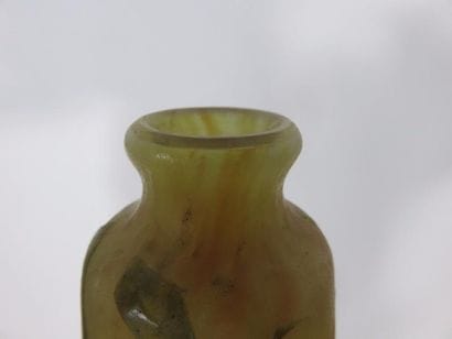 DAUM Nancy
Vase soliflore à col pincé et...