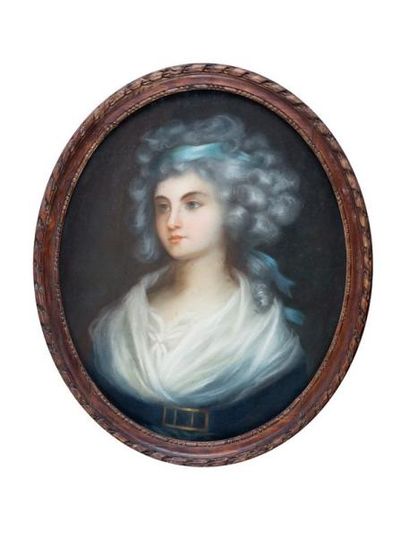 ECOLE FRANCAISE DU XIX siècle
Portait de...