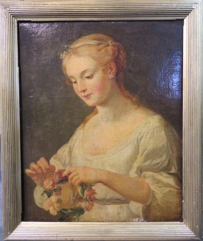 École Française du XIXe siècle
Jeune fille...