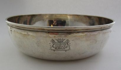 Plat ou intérieur en argent. Modèle circulaire...