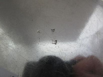 Plat ou intérieur en argent. Modèle circulaire...