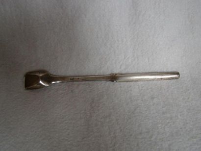 Cuiller à moelle en argent dans un écrin....