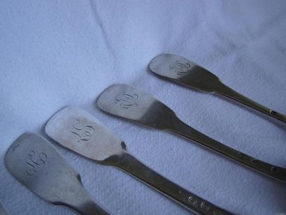 Ensemble formant six couverts de table en...