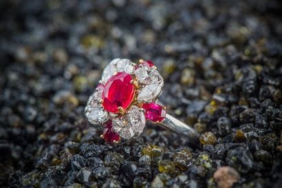 MAUBOUSSIN
Bague or jaune 750 millièmes et...