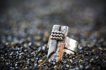 Jean DESPRES (1889-1980)
Bague moderniste...