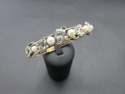 Bracelet or jaune 750 millièmes composé de...