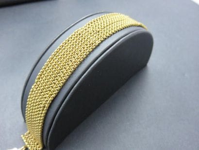 Bracelet or jaune 750 millièmes composé de...