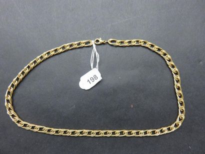 Collier chaîne or jaune 750 millièmes maille...