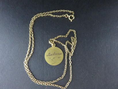 BECKER
Médaille Enfant Jésus gravée.
Poids:...