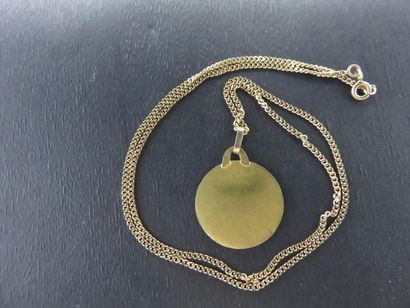 Chaîne or jaune 750 millièmes, maille gourmette,...