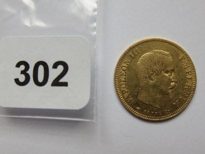 Monnaie or - 10 Francs Napoléon III tête...
