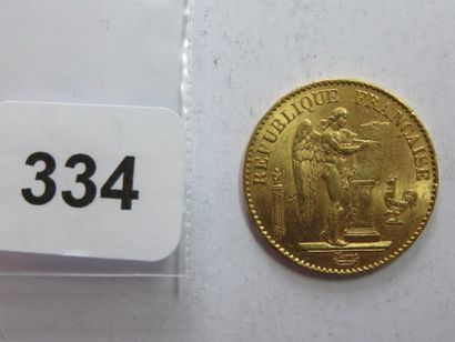 Monnaie or - 20 Francs Génie 1877 A SUP