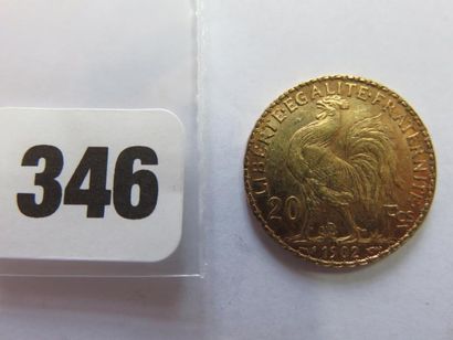 Monnaie or - 20 Francs Coq 1902 TTB