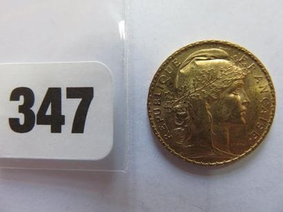Monnaie or - 20 Francs Coq 1904 TTB