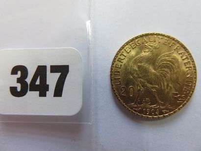 Monnaie or - 20 Francs Coq 1904 TTB