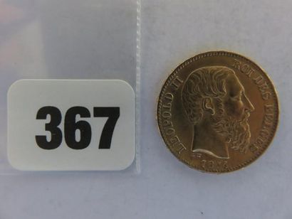 Monnaie or - Belgique - 20 Francs Léopold...