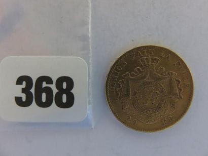 Monnaie or - Belgique - 20 Francs Léopold...