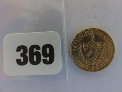 Monnaie or - Cuba - 2 Pesos 1916 José Marti...