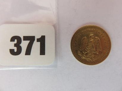 Monnaie or - Mexique - 2 1/2 Pesos 1919 TB+...