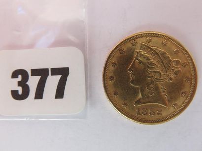 Monnaie or - USA - 5 Dollars Liberty 1882...