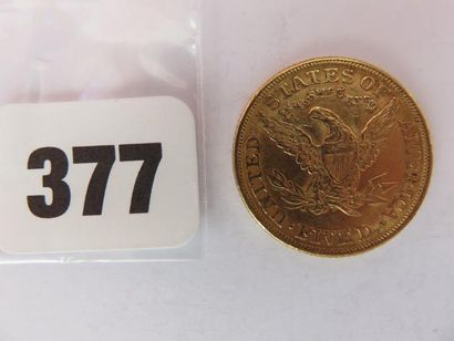 Monnaie or - USA - 5 Dollars Liberty 1882...