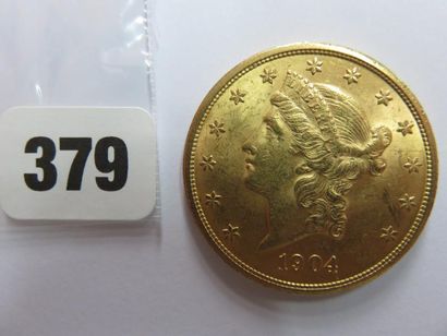 Monnaie or - USA - 20 Dollars Liberty 1904...