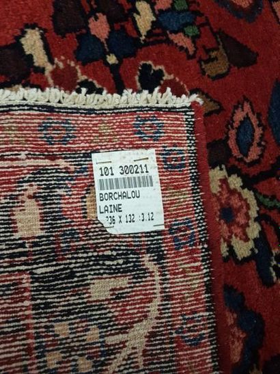 Tapis d'Iran BORCHALOU en laine points noués...