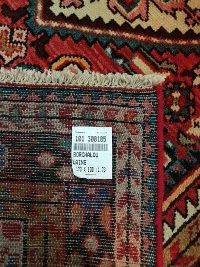 Tapis d'Iran BORCHALOU en laine points noués...