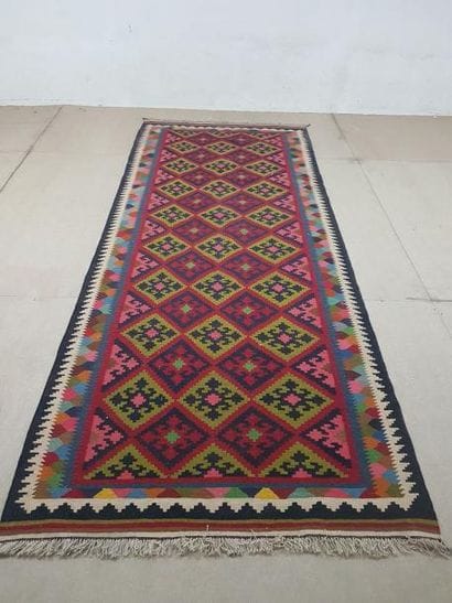 Tapis d'Iran KILIM KORDY en laine points...