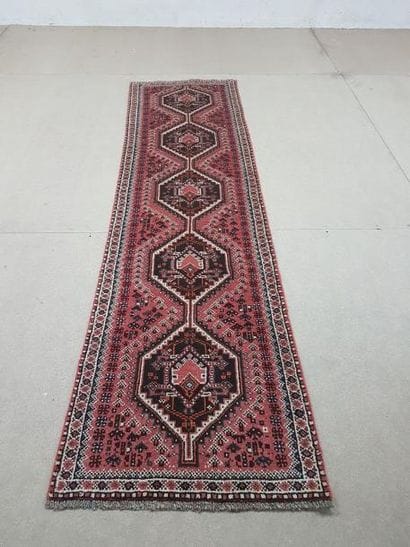 Tapis d'Iran CHIRAZ en laine points noués...