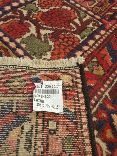Tapis d'Iran BAKTHIAR en laine points noués...