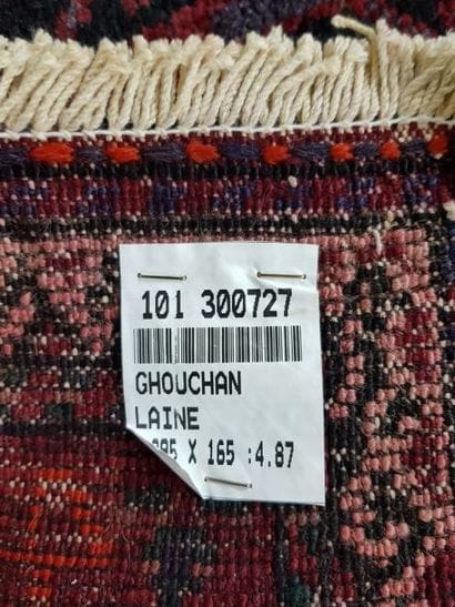 Tapis d'Iran GHOUCHAN en laine points noués...
