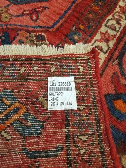 Tapis d'Iran GOLTAPEH en laine points noués...