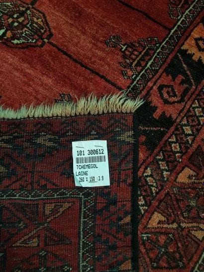 Tapis d'Iran TCHEMEGOL en laine points noués...