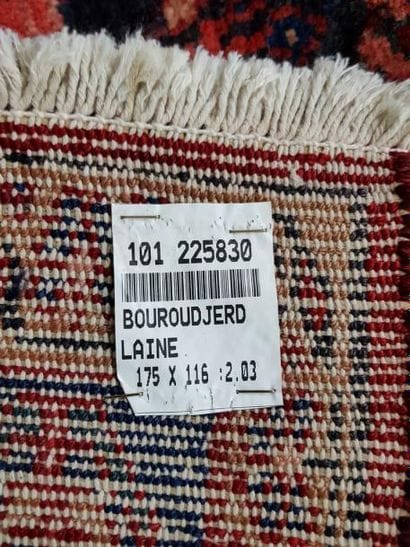 Tapis d'Iran BOROUGERD en laine points noués...