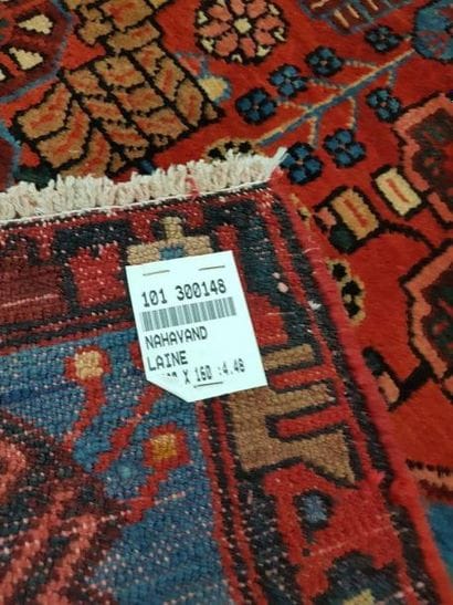Tapis d'Iran NAHAVAND en laine points noués...