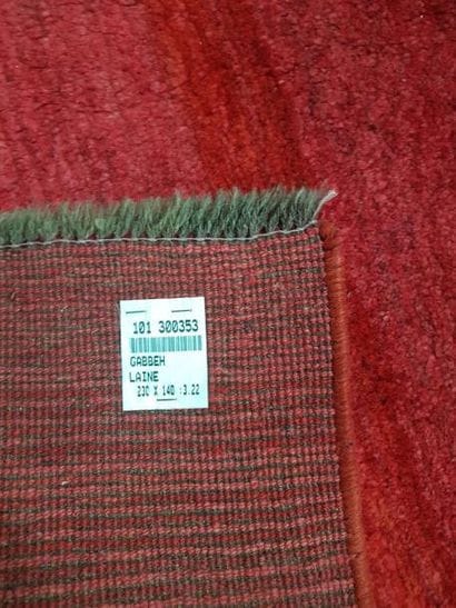 Tapis d'Iran GABBEH en laine points noués...