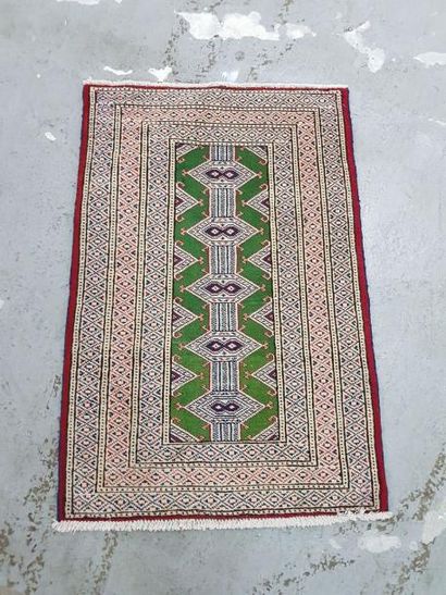 Tapis d'Iran TURKEMAN en laine points noués...