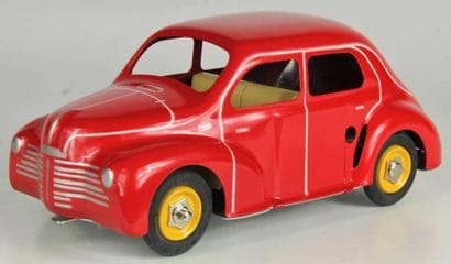 CIJ
Jouets RENAULT - 4CV. Carrosserie rouge....