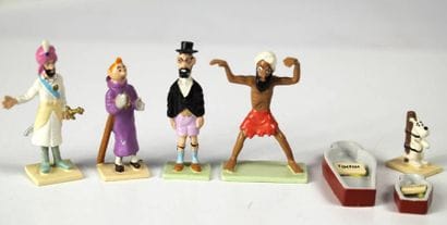 TINTIN - Les cigares du Pharaon. Coffret...