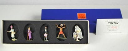 TINTIN - Les cigares du Pharaon. Coffret...