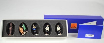 TINTIN - Rackham le Rouge. Coffret 6 figurines...