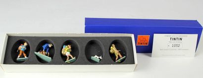 TINTIN - Mini-série Trekking. Coffret 5 figurines...
