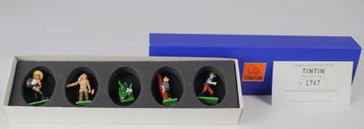 TINTIN - Mini-Série Far West. Coffret 5 figurines...