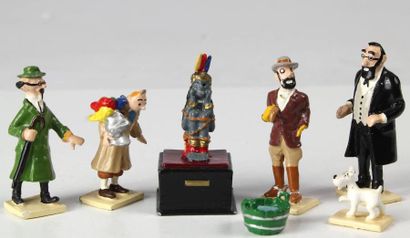 TINTIN - Les 7 Boules de Cristal. Coffret...